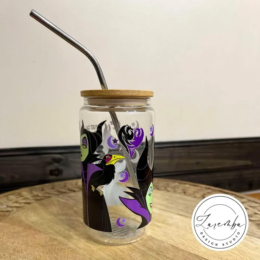 Mistress of Evil Libbey Cup, Maleficent Inspired Beer Glass, Villain, Fairest